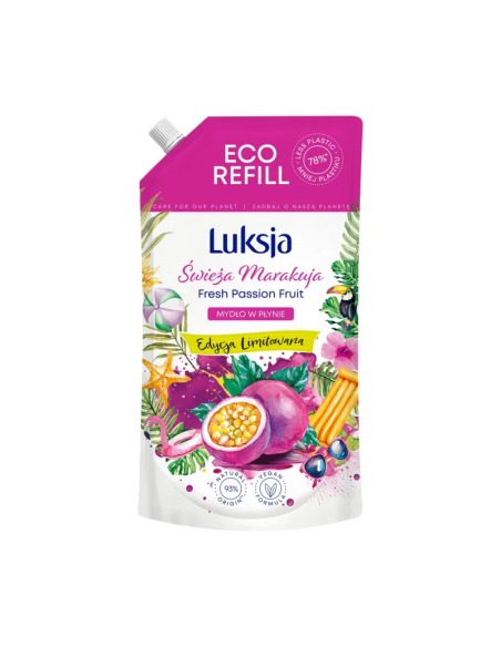 LUKSJA Mydło w Płynie Zapas Świeża Marakuja 900ml